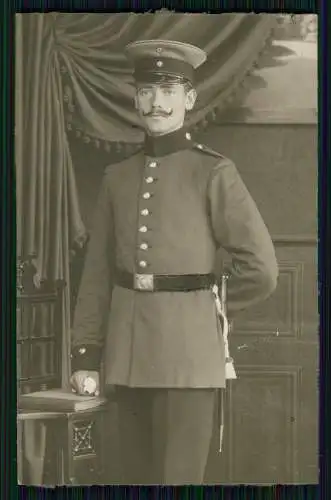 5x Foto Soldat im CDV Format in Uniform uvm. ab 1900 und 1. WK 1914-18