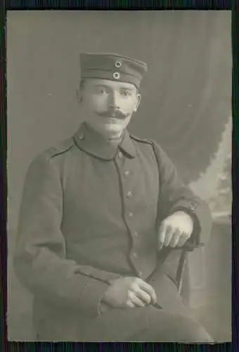 5x Foto Soldat im CDV Format in Uniform uvm. ab 1900 und 1. WK 1914-18