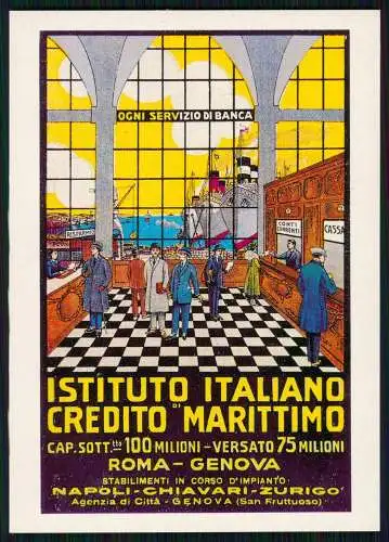 AK Postkarte - ISTITUTO ITALIANO DI CREDITO MARITTIMO in Rom Italy Italien .....