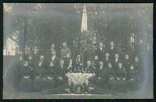 3x Foto AK Männer und Damen Paragraph 11 Bier-Comments Studentenverbindung 1905