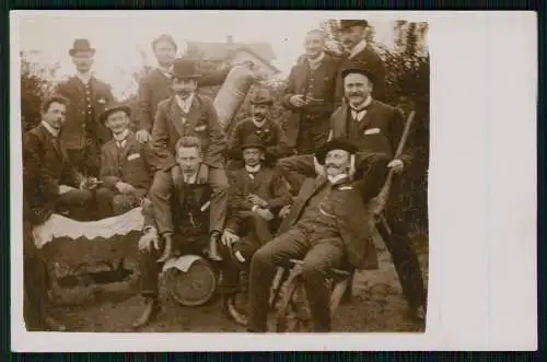 3x Foto AK Männer und Damen Paragraph 11 Bier-Comments Studentenverbindung 1905
