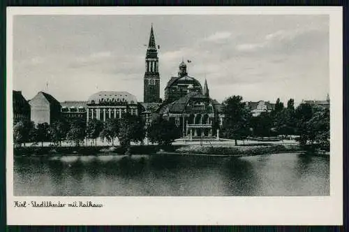 4x AK alte Ansichtskarten Kiel in Schleswig Holstein 1936-40