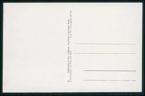 4x AK alte Ansichtskarten Kiel in Schleswig Holstein 1936-40