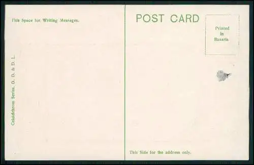 AK Präge Rosen - Greetings from London REGENT STREET, LONDON - um 1910