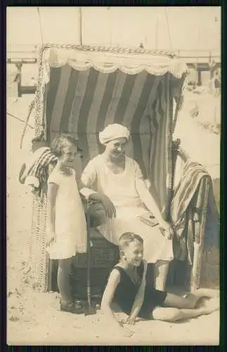 6x Foto AK und Foto Timmendorfer Strand Niendorf Sommerfrische Badegäste um 1930