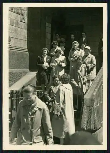 7x Foto 15x10cm Zwickau Sachsen Silber-Konfirmation vor der Kirche uvm. 1941-59