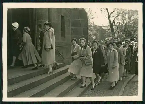 7x Foto 15x10cm Zwickau Sachsen Silber-Konfirmation vor der Kirche uvm. 1941-59