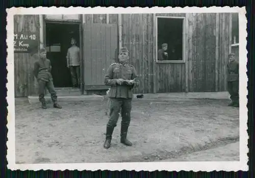 6x Foto Soldaten Wehrmacht Übung im Gelände mit Gewehr Mauser Karabiner 98k