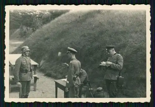 6x Foto Soldaten Wehrmacht Übung im Gelände mit Gewehr Mauser Karabiner 98k