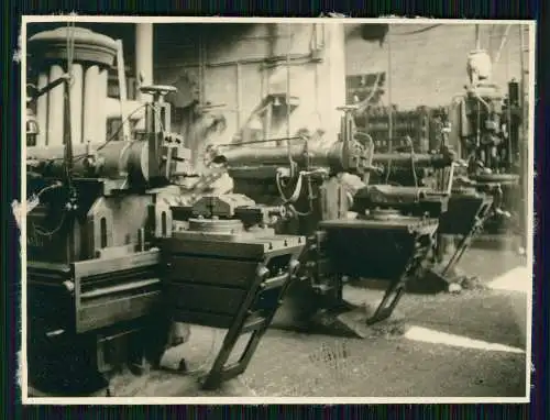 3x Werkfoto Maschinen uvm Weidenau Siegen Firma Fuchs Schraubenwerk GmbH 1938-41
