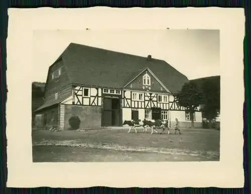 4x Foto Nordenau  Schmallenberg Sauerland Blick auf St.-Hubertus-Kirche und Ort