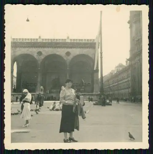 9x Foto 11x8cm junge Bayern Lederhose Tracht Reise nach München 1929