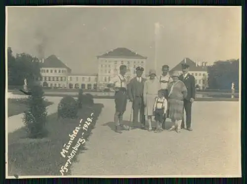 9x Foto 11x8cm junge Bayern Lederhose Tracht Reise nach München 1929