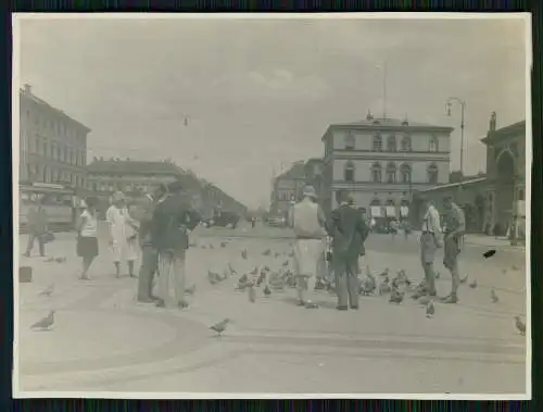 9x Foto 11x8cm junge Bayern Lederhose Tracht Reise nach München 1929