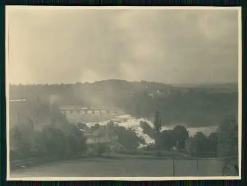 2xFoto 11x8 junge Bayern Lederhose Tracht Schaffhausen Rheinfall Wasserfall 1929