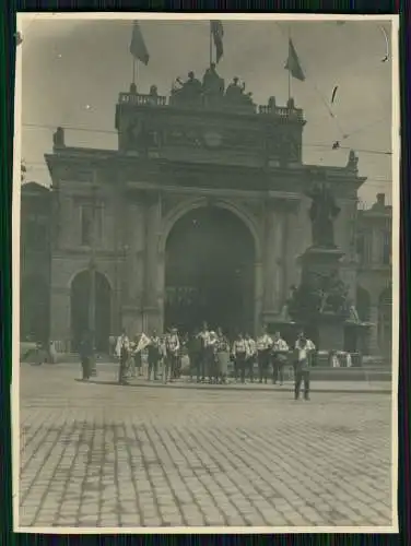 3x Foto junge Bayern Lederhose Tracht in Zürich Bahnhof Escherdenkmal uvm. 1929