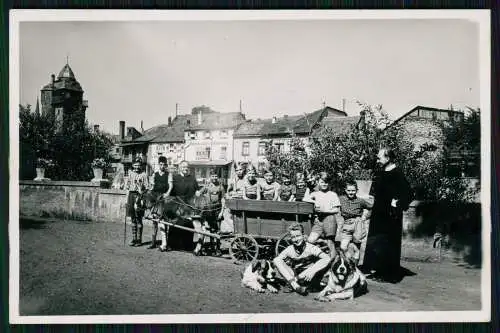 4x Foto AK Rengsdorf Waldbreitbach Neuwied ? Wein Korken Robert Ritz Haus Jungs