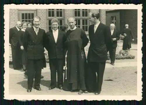 6x Foto AK Kirchweihfest o.ä Ruhrgebiet ? Priester Pfarrer aus Eichstätt 1951-56