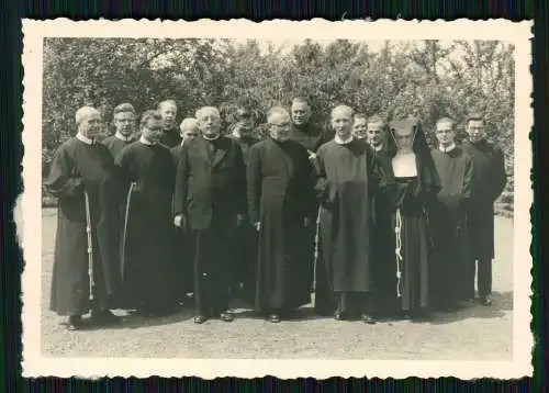 6x Foto AK Kirchweihfest o.ä Ruhrgebiet ? Priester Pfarrer aus Eichstätt 1951-56