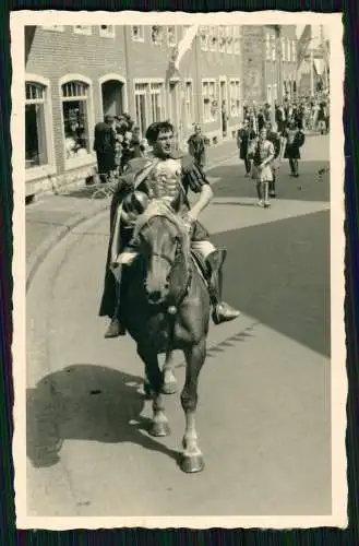 5x Foto AK Kirchweihfest o.ä Ruhrgebiet ? Priester Pfarrer aus Eichstätt 1951-56