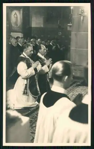 5x Foto AK Kirchweihfest o.ä Ruhrgebiet ? Priester Pfarrer aus Eichstätt 1951-56