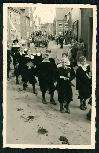 4x Foto AK Kirchweihfest o.ä Ruhrgebiet ? Priester Pfarrer aus Eichstätt 1951-56
