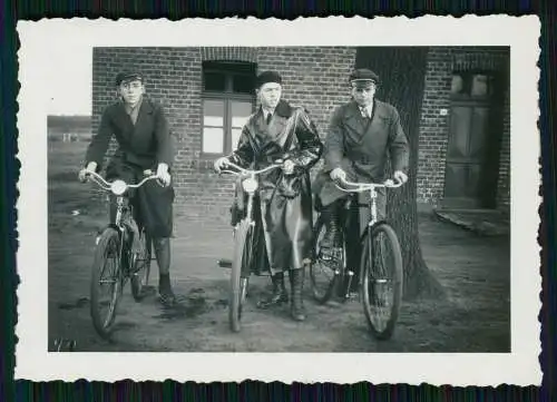 6x Foto Junge Jungs kurze Hose Reise mit Fahrrad Gelsenkirchen n. Osnabrück 1934