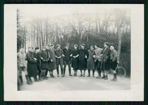 6x Foto Junge Jungs kurze Hose Reise mit Fahrrad Gelsenkirchen n. Osnabrück 1934