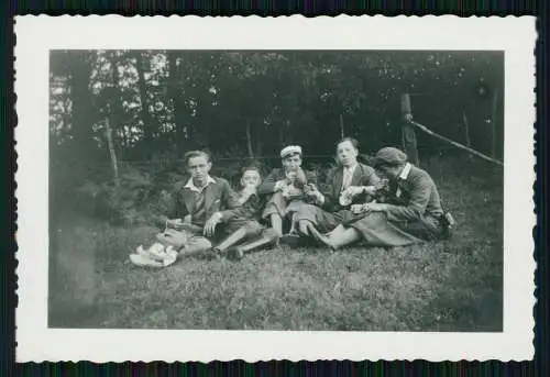 11x Foto Jungs Männer v. Gelsenkirchen nach Thüringen 1935 Rückseite beschrieben