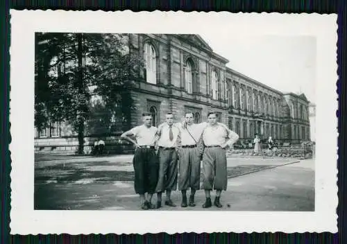 11x Foto Jungs Männer v. Gelsenkirchen nach Thüringen 1935 Rückseite beschrieben