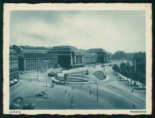 AK Ansichtskarte Postkarte Leipzig in Sachsen, Hauptbahnhof 1941 gelaufen