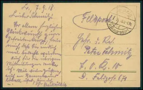 AK  Leipzig in Sachsen altes Rathaus Denkmal Feldpost 1918 gelaufen Volkmarsdorf