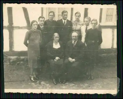 16x Foto Dorf in Hessen um 1940 Fachwerk Kirchturmspitze Personen uvm.