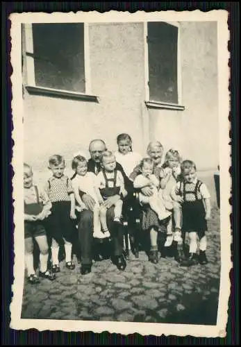 16x Foto Dorf in Hessen um 1940 Fachwerk Kirchturmspitze Personen uvm.