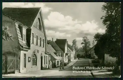 Foto AK Buków Buckow Märkische Schweiz Wilhelm-Pieck-Straße Züllichau Schwiebus