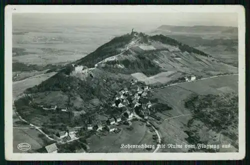 AK Rechberg Schwäbisch Gmünd im Ostalbkreis Hohenrechberg Ruine Fliegeraufnahme