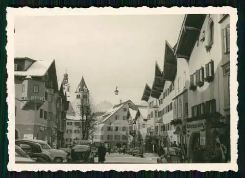 6x Foto Winter Reise nach Kitzbühel in Tirol - Dorf Ansichten Ski uvm. 1950