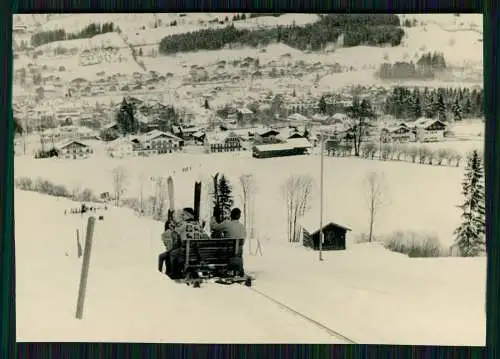 6x Foto Winter Reise nach Kitzbühel in Tirol - Dorf Ansichten Ski uvm. 1950