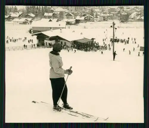 6x Foto Winter Reise nach Kitzbühel in Tirol - Dorf Ansichten Ski uvm. 1950