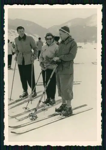 9x Foto Winter Reise nach Reit im Winkl Traunstein Bayern - Dorf Ansichten 1950