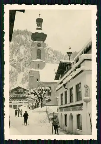 9x Foto Winter Reise nach Reit im Winkl Traunstein Bayern - Dorf Ansichten 1950