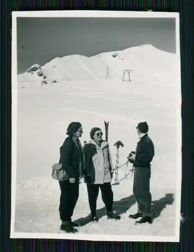 12x Foto Reise nach Bayern im Winter Urlaub 1952