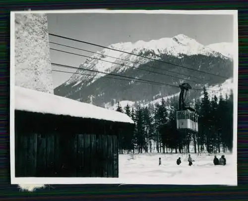 12x Foto Reise nach Bayern im Winter Urlaub 1952