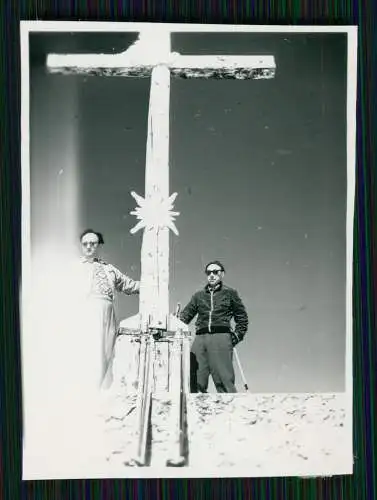 12x Foto Reise nach Bayern im Winter Urlaub 1952