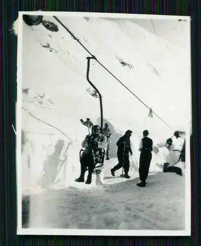 12x Foto Reise nach Bayern im Winter Urlaub 1952