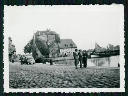 10x Foto Nachkriegs Reise nach Frankreich Rouen Honfleur uvm. 1952