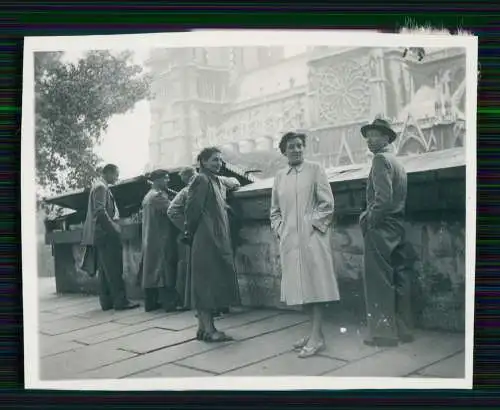 10x Foto Reise nach Paris Frankreich mit unserem Volkswagen VW Brezel Käfer 1952