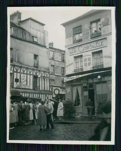 10x Foto Reise nach Paris Frankreich mit unserem Volkswagen VW Brezel Käfer 1952