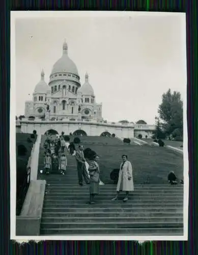 10x Foto Reise nach Paris Frankreich mit unserem Volkswagen VW Brezel Käfer 1952