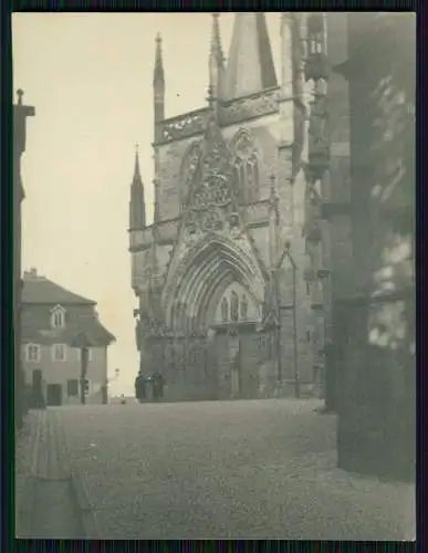 4x Foto Erfurt in Thüringen Partie am Dom und Severikirche 1938